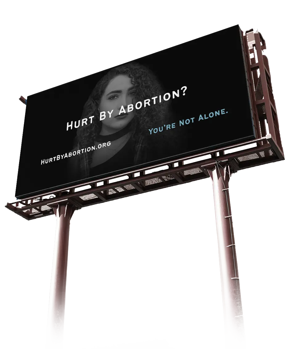 Hurt by Abortion Poster Billboard
